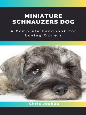 cover image of MINIATURE SCHNAUZERS DOG
